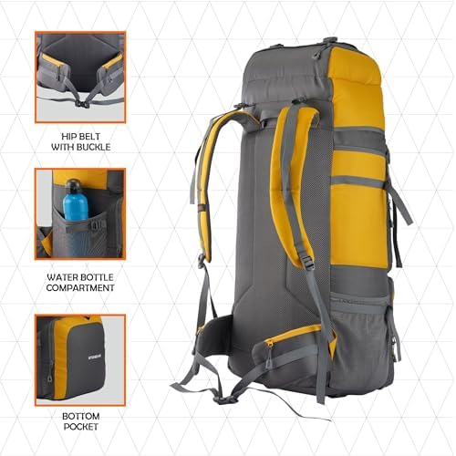 TRAWOC STONEX 60L Trekking Rucksack – Hiking & Travel Backpack
