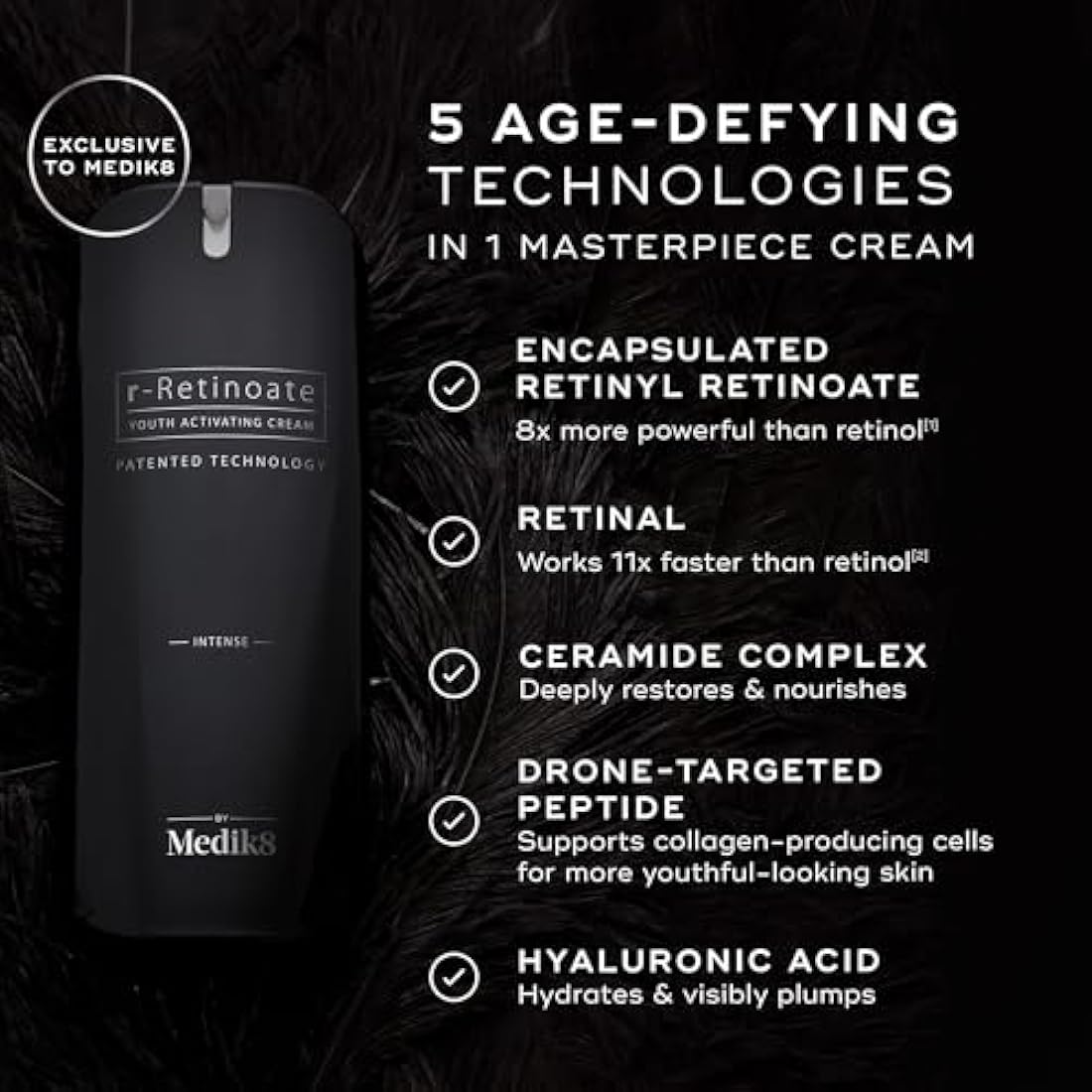 Medik8 r-Retinoate Intense – Vitamin A Age-Defying Night Cream - 50ml