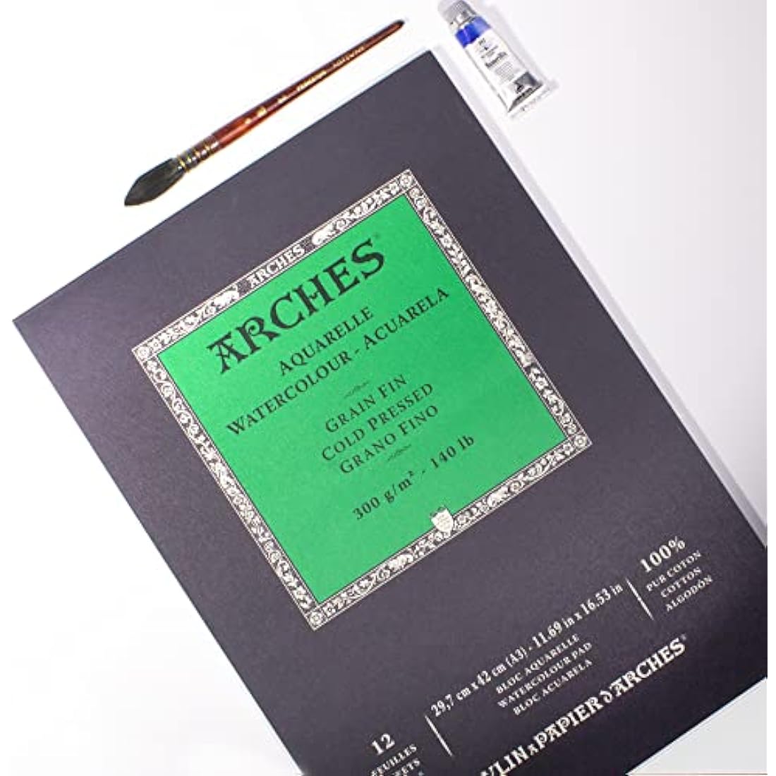 Arches Watercolour Pad | Cold Pressed 300 GSM A3 Paper - 12 Sheets