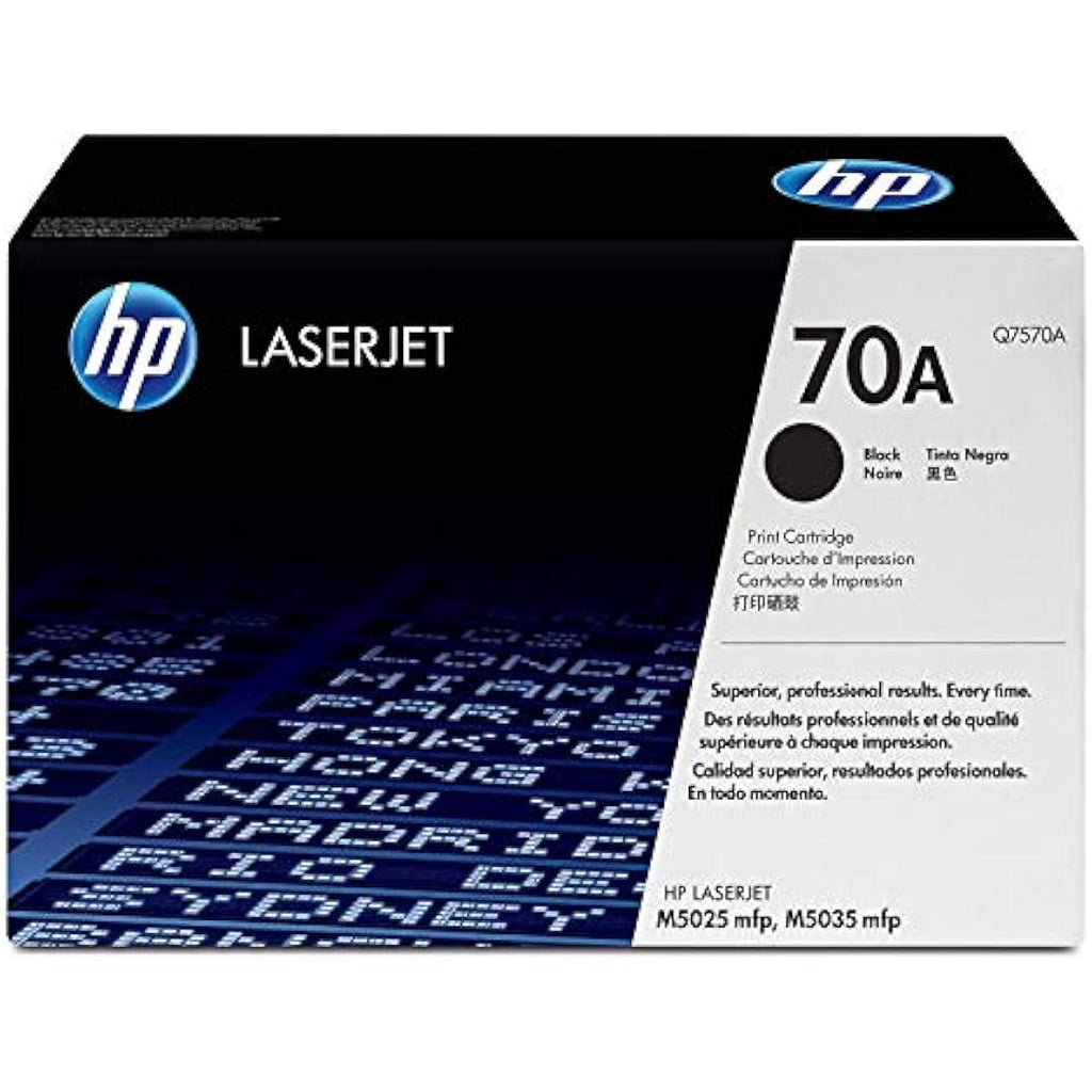 HP 70A (Q7570A) Black Original LaserJet Toner Cartridge | 15,000 Pages