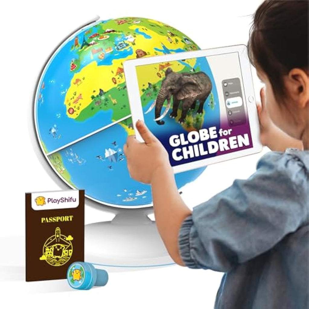 PlayShifu Orboot Earth: Interactive AR Educational Globe STEM Toy for Kids