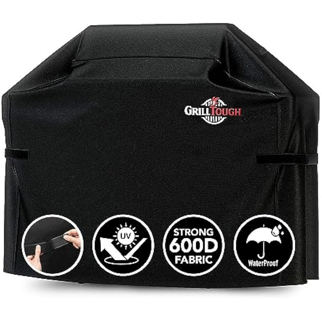 GrillTough Waterproof BBQ Grill Cover – Heavy Duty Polyester (147cm)