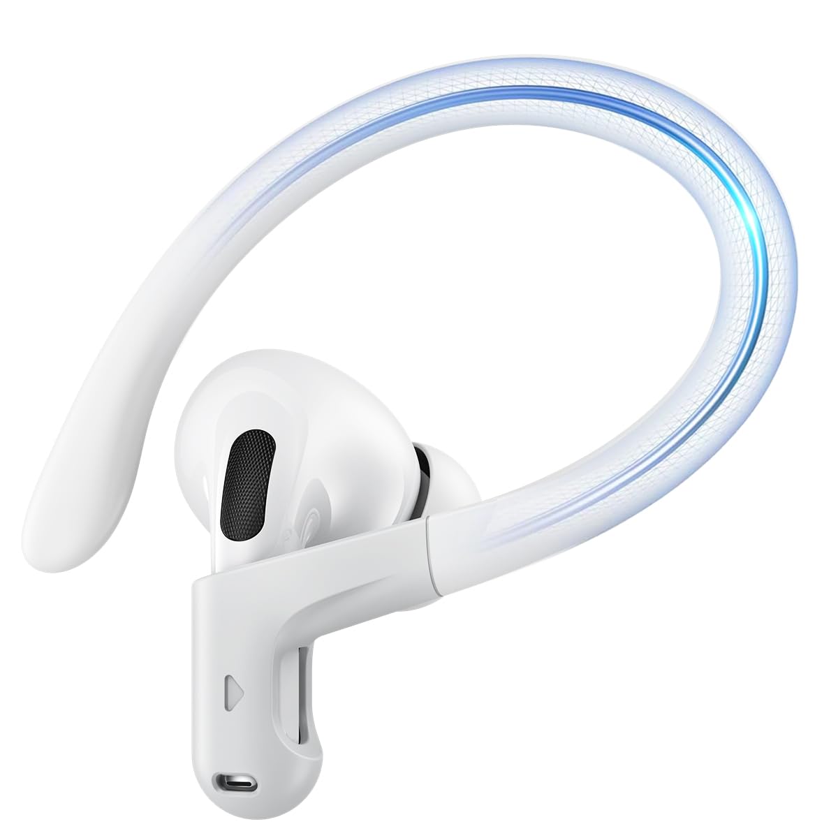 Gcioii Titanium Alloy Anti-Slip Ear Hooks for AirPods Pro 2/3 | White