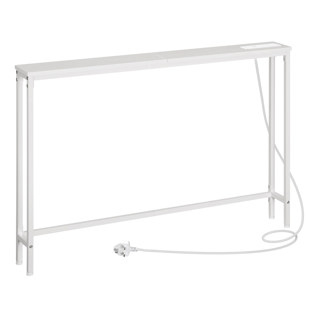 HOOBRO Console Table with Charging Station, 120 cm Slim Console Table for Hallway, Behind Sofa Table, for Entryway, Living Room, Small Spaces - image 1