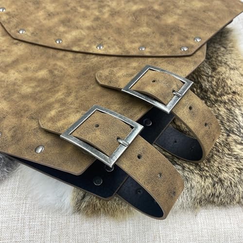 Medieval Faux Leather Chest Armor - Adjustable LARP Knight Gear