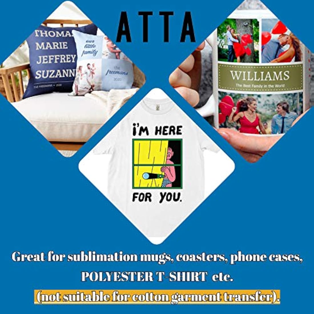 ATTA Sublimation Ink for Sawgrass SG400 SG800 - High Yield 5-Pack Kit