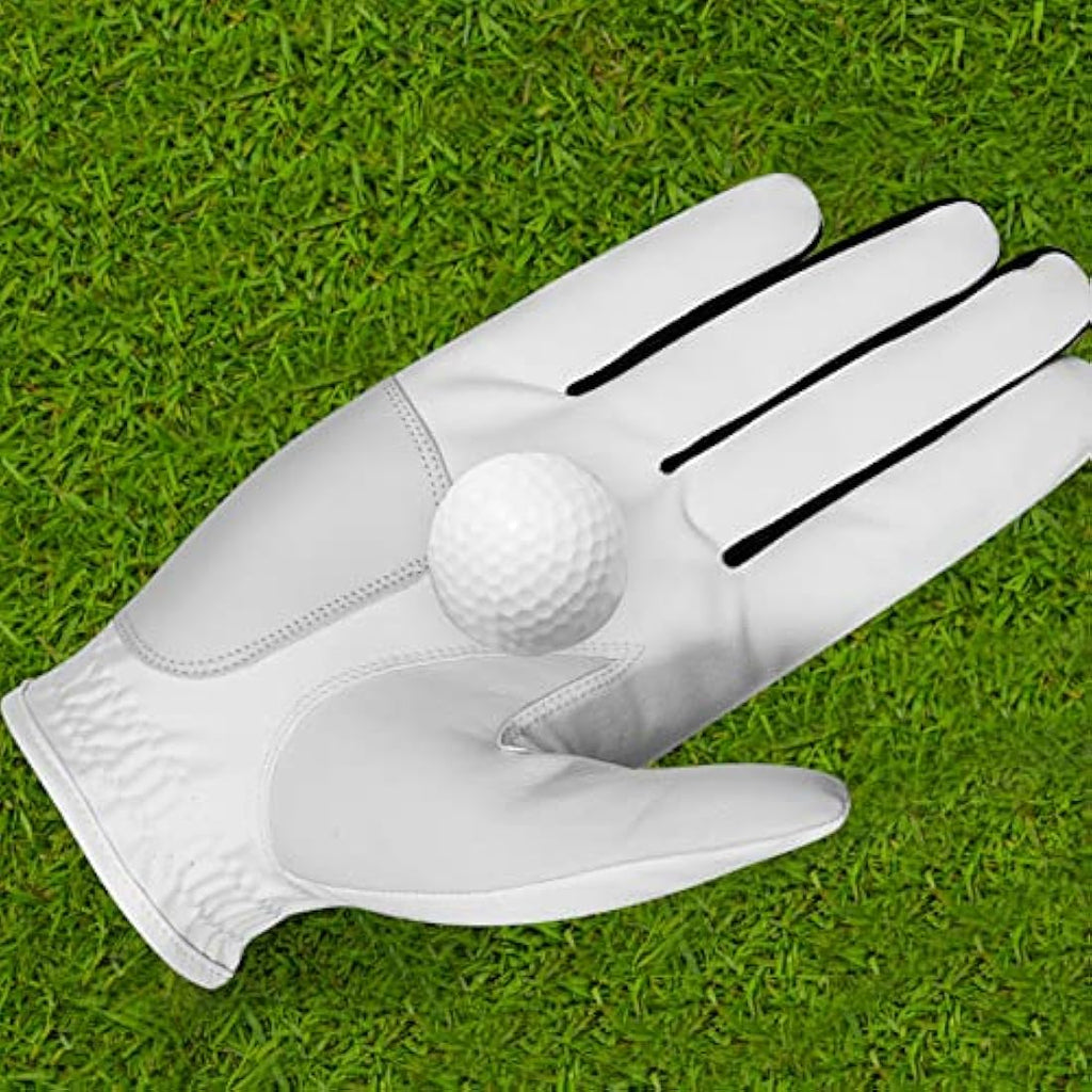 Men's Premium Leather Golf Glove – Non-Slip All Weather Grip