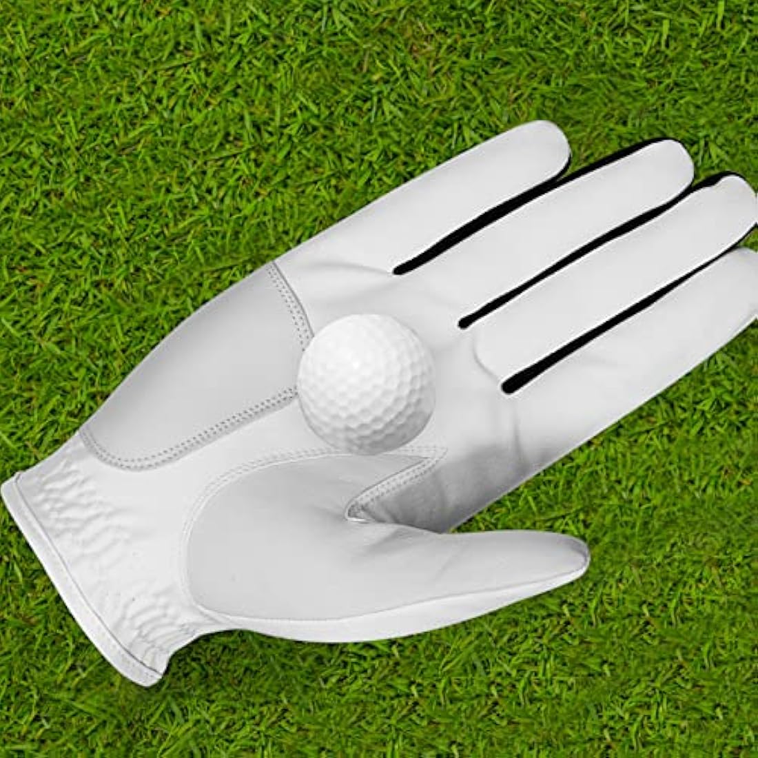 Men's Premium Leather Golf Glove – Non-Slip All Weather Grip