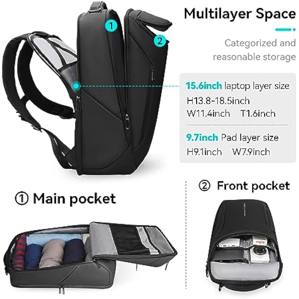 Mark Ryden 17.3" Laptop Backpack – Waterproof Business Travel Bag