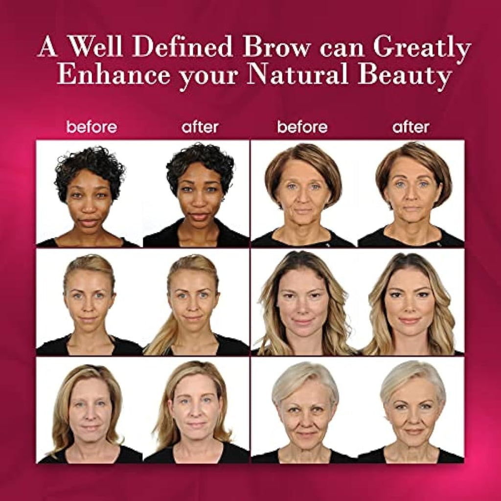 ybf Beauty Universal Eyebrow Pencil Duo with Spoolie - Taupe