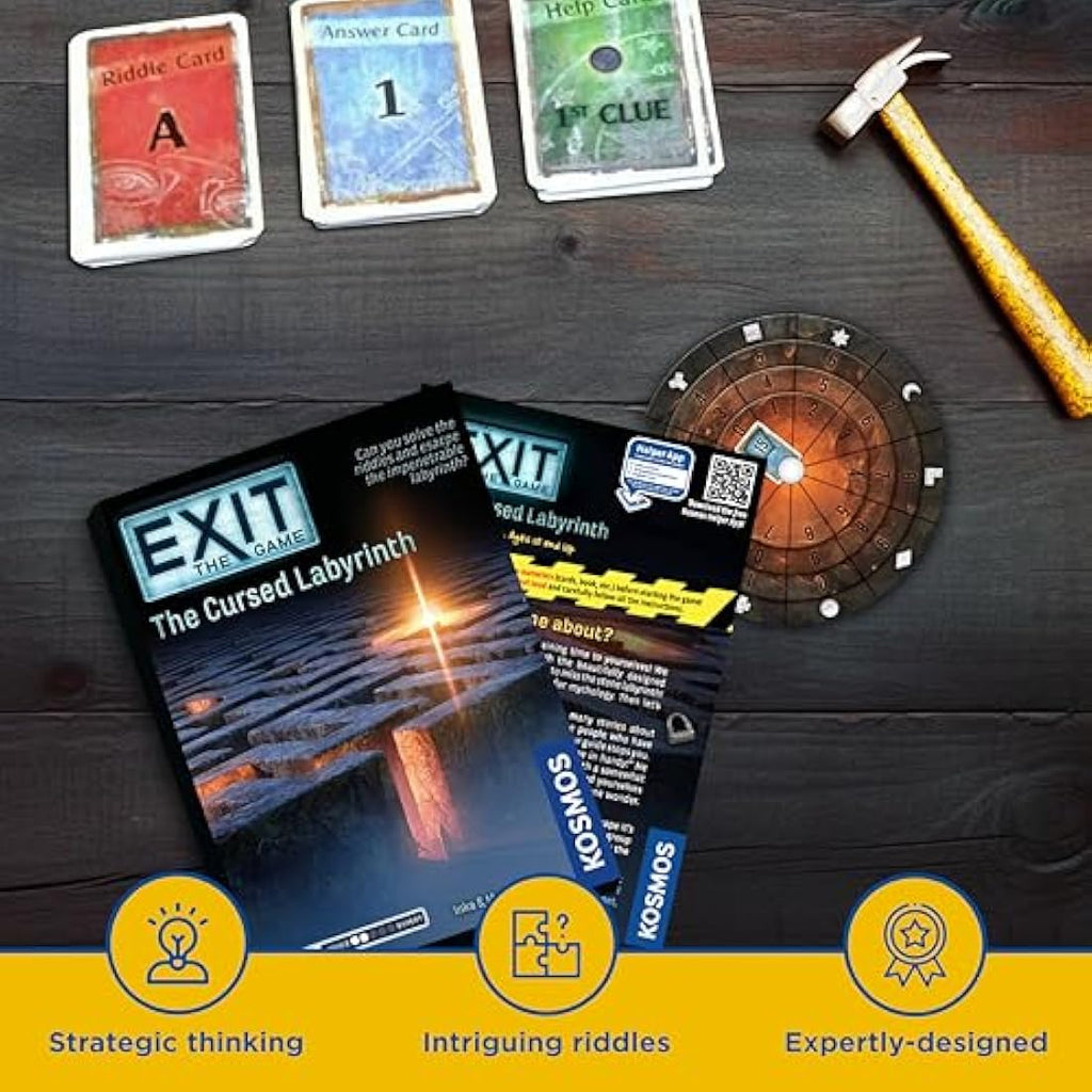 EXIT: The Cursed Labyrinth Escape Room Game by Thames & Kosmos
