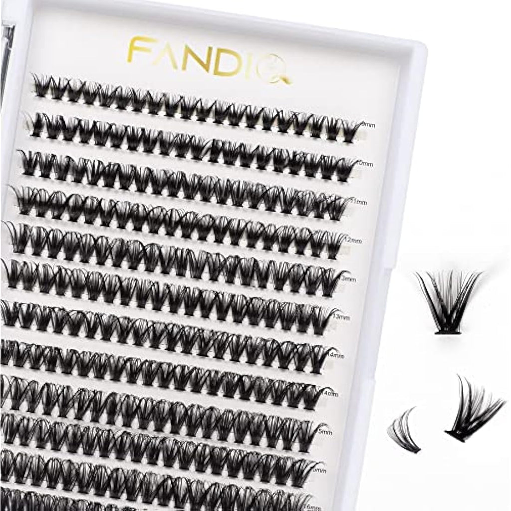 Cluster Lashes – 240 Pcs D Curl DIY Individual Extensions