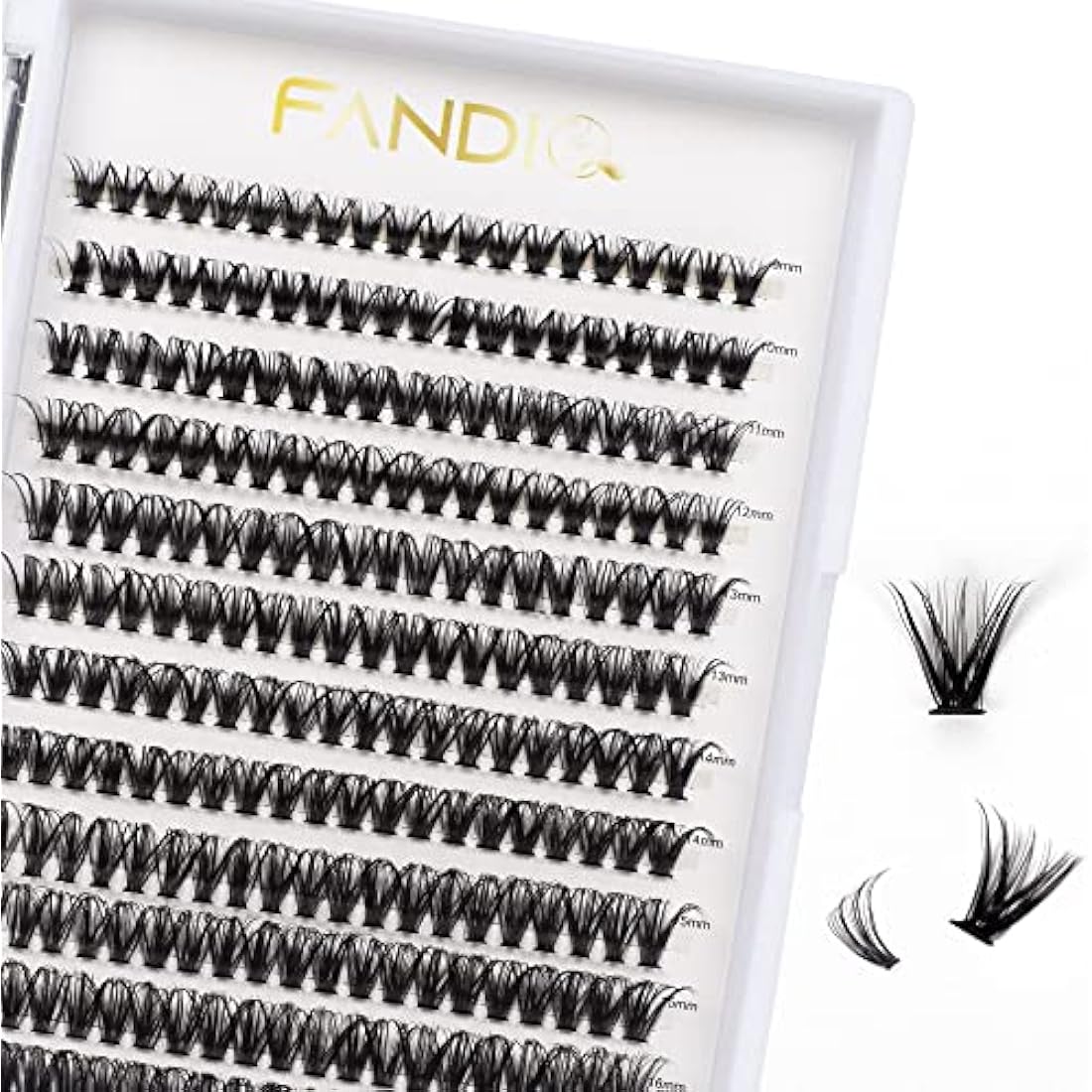 Cluster Lashes – 240 Pcs D Curl DIY Individual Extensions