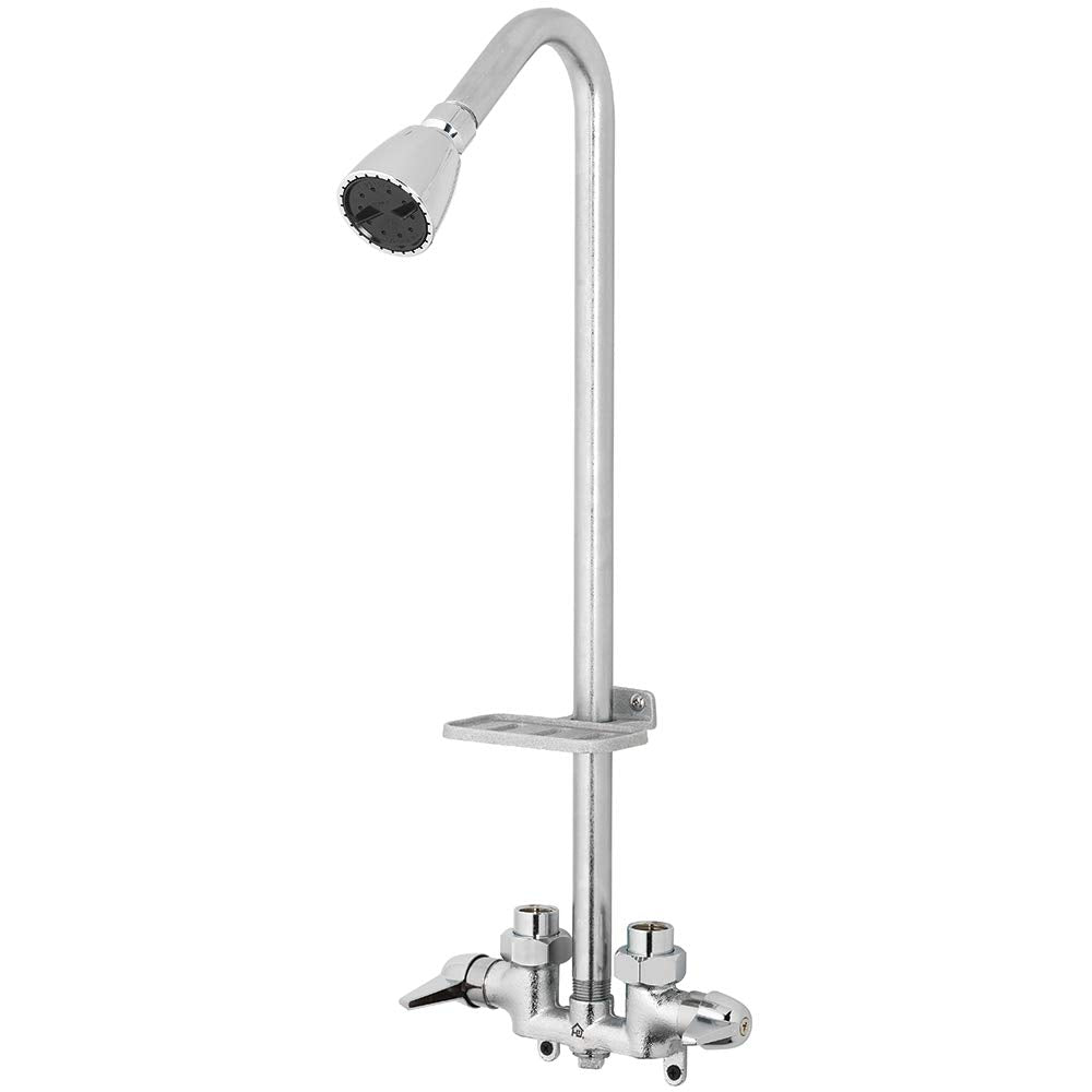Homewerks Outdoor Shower Kit – Chrome Exposed Utility Shower Head