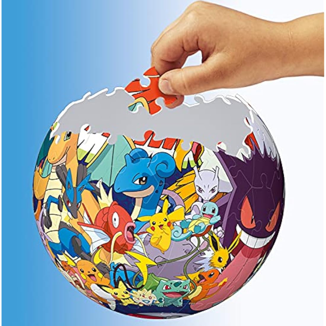 Ravensburger Pokemon 3D Jigsaw Puzzle Ball - 72 Pieces - Ages 6+