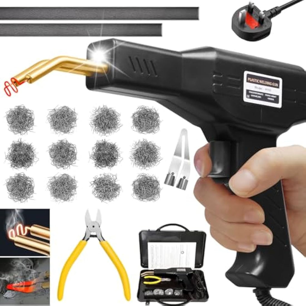 HYHJMISTY 150W Plastic Welder Kit – 2-in-1 Hot Stapler for Car Bumper Repair