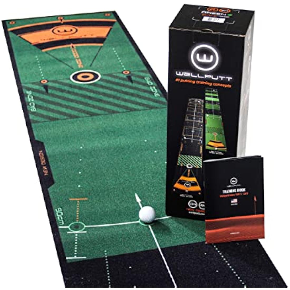 WellPutt Golf Putting Training Mat - 13ft High Speed Exercise Mat