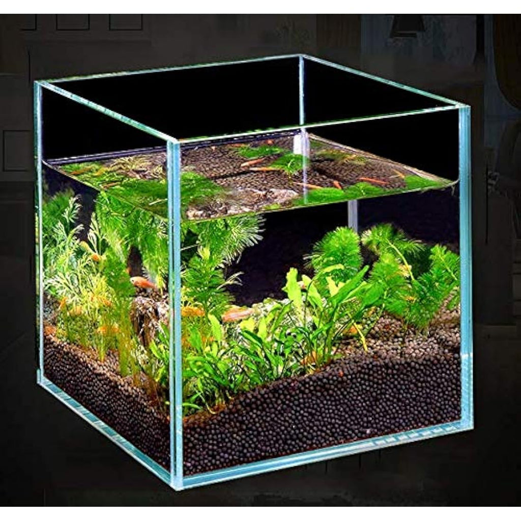 Rimless Low Iron Glass Nano Aquarium Tank | 7L Desktop Cube