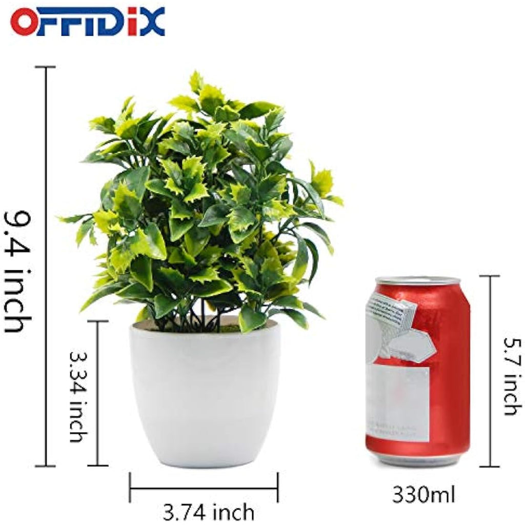 Potted Artificial Eucalyptus Plants – Faux Plastic Greenery
