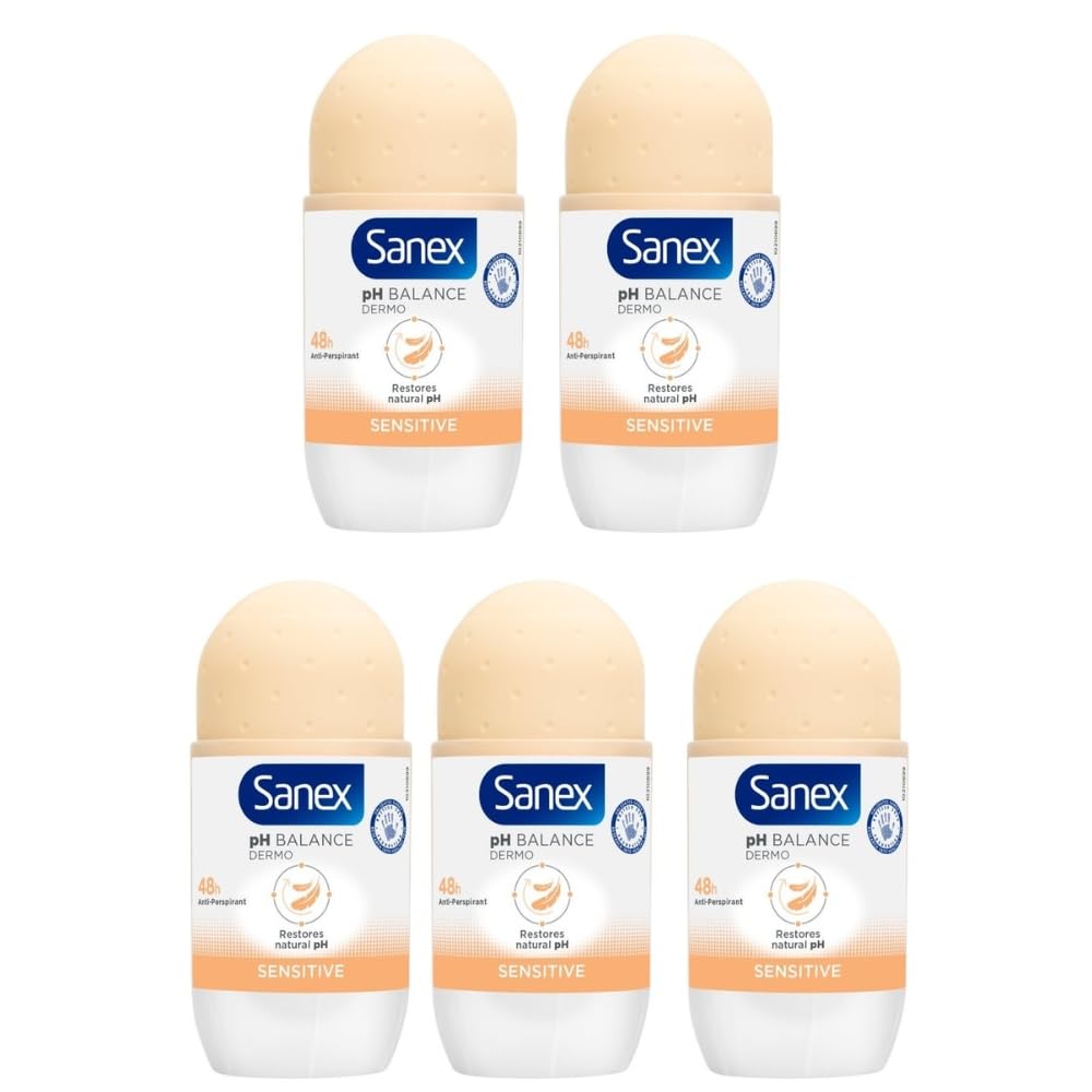 Jolof Store Sensitive Roll-On Deodorant – Fragrance-Free 50ml (5 Pack)