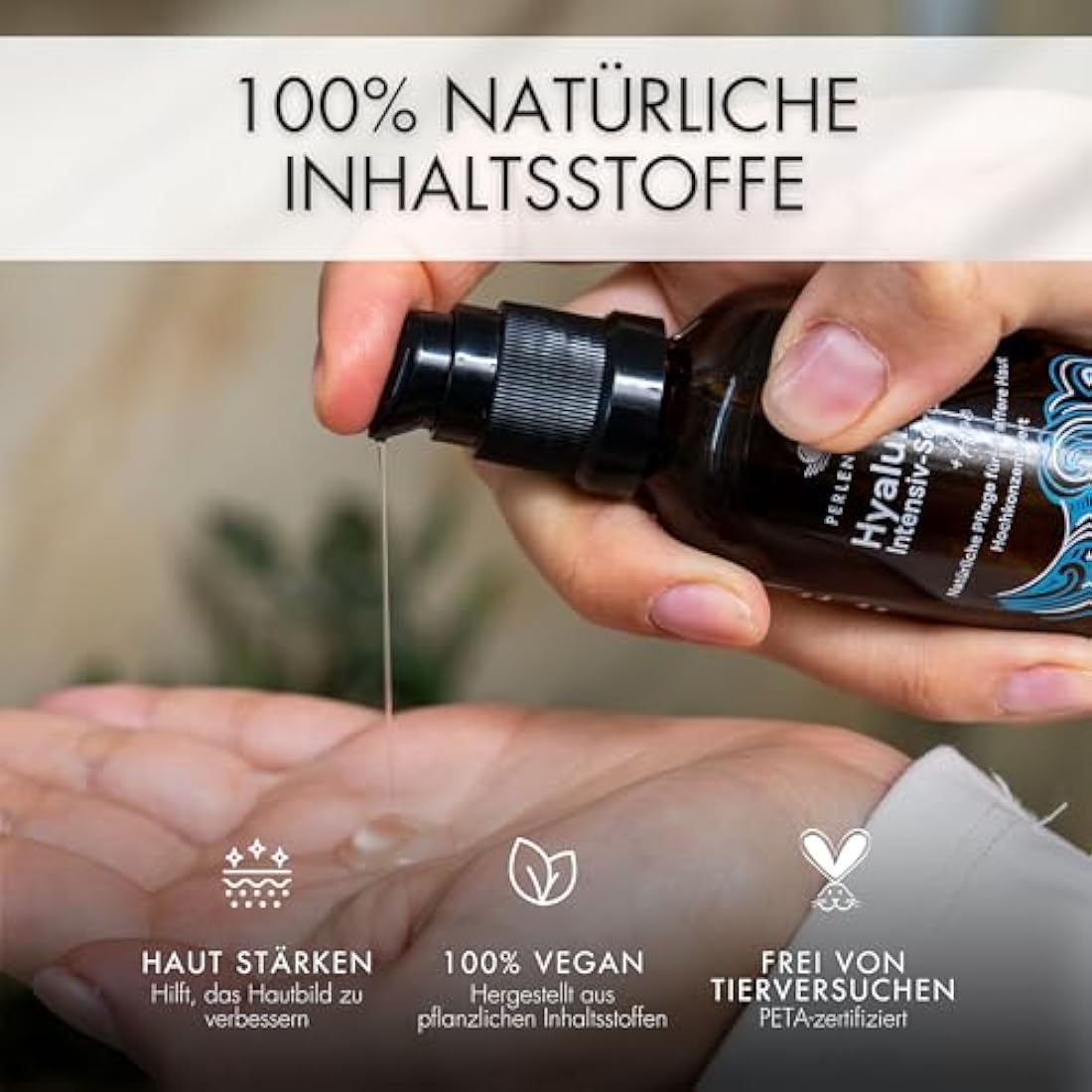 PERLENBUCHT Hyaluronic Acid & Aloe Face Serum – Vegan Anti-Aging Care