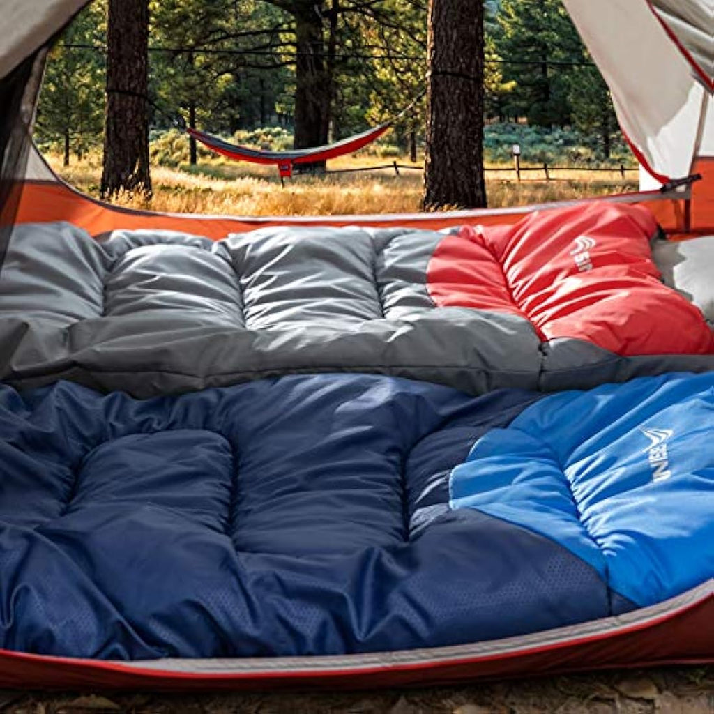 BISINNA 4-Season Sleeping Bag with Pillow | Waterproof Camping Gear