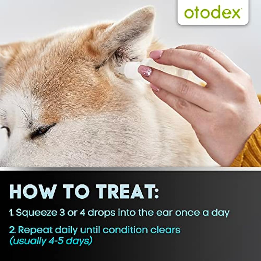 Otodex Petlife Ear Drops for Dogs and Cats – Mite and Wax Treatment, 14ml