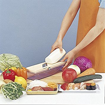 Benriner BN-3 Japanese Mandoline Slicer with 3 Stainless Steel Blades