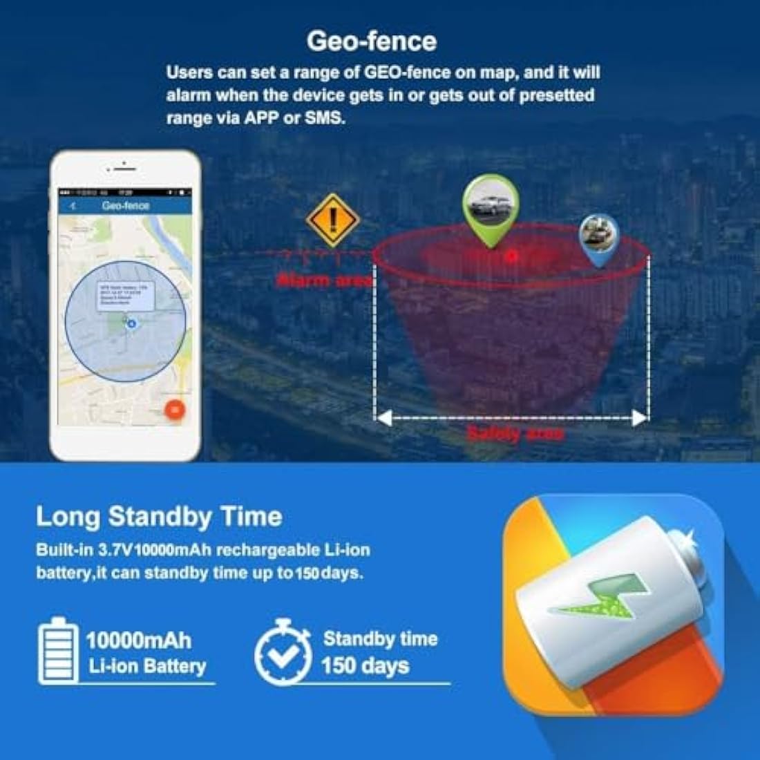 Winnes 4G Magnetic GPS Tracker – 150-Day Standby Anti-Theft Car Locator