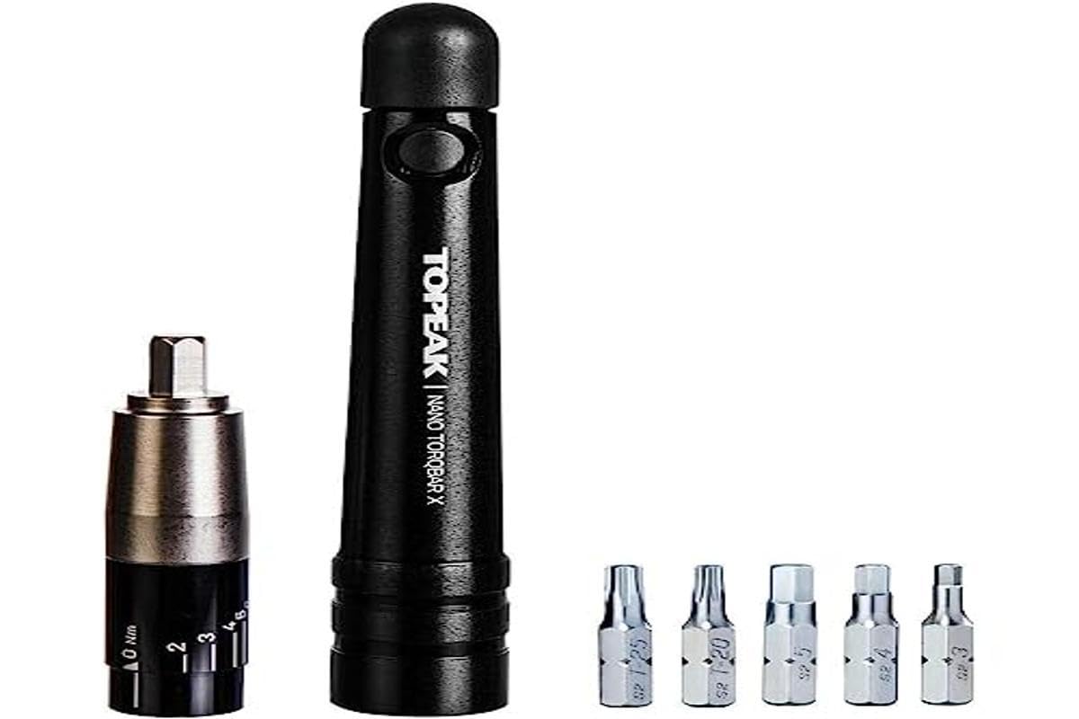 Topeak Nano Torqbar X Torque Wrench – 2-6Nm Portable Bicycle Tool