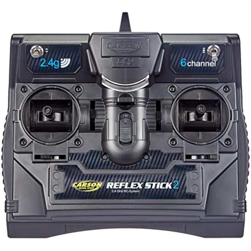 Carson FS Reflex Stick II 6-Channel 2.4 GHz RC Remote Control - Black