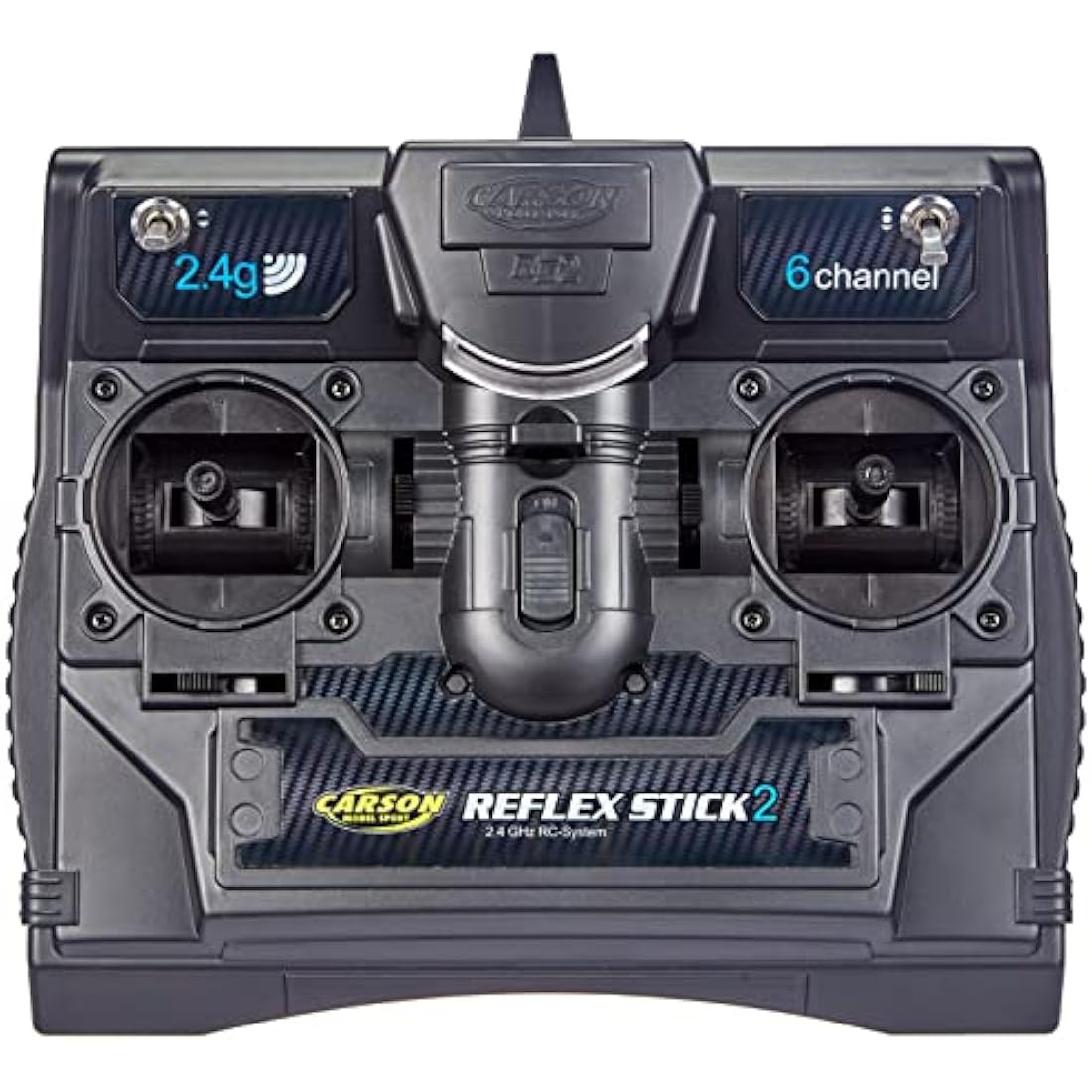Carson FS Reflex Stick II 6-Channel 2.4 GHz RC Remote Control - Black