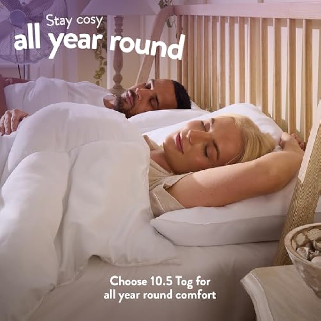 Slumberdown King Size Duvet | 10.5 Tog Ultra Soft All-Season Quilt