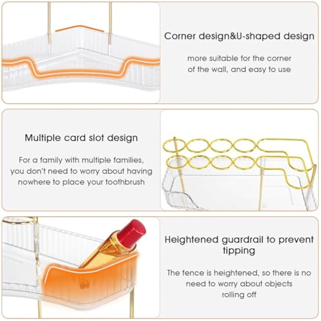 Makeup Organiser | 3-Tier Transparent Skincare Storage