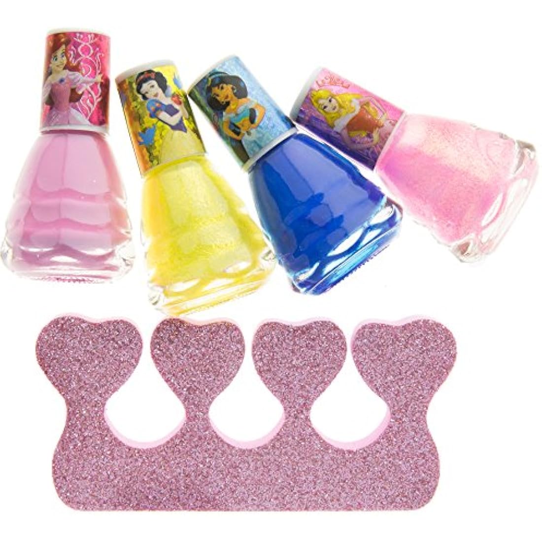 Disney Princess Kids Nail Polish Set – 12 Pcs Non-Toxic Peel-Off Kit
