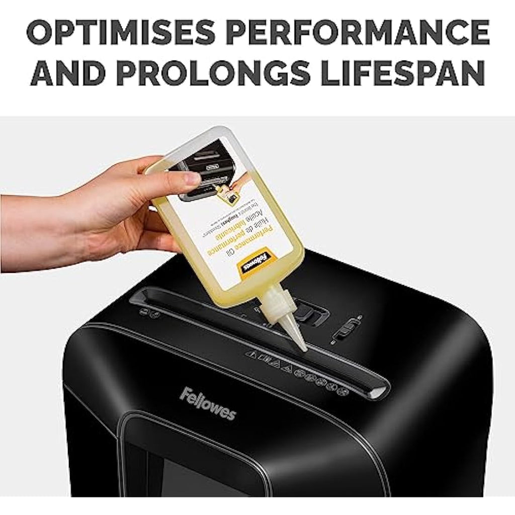 Fellowes Shredder Oil | 355ml Lubricant for Cross & Micro-Cut Shredders