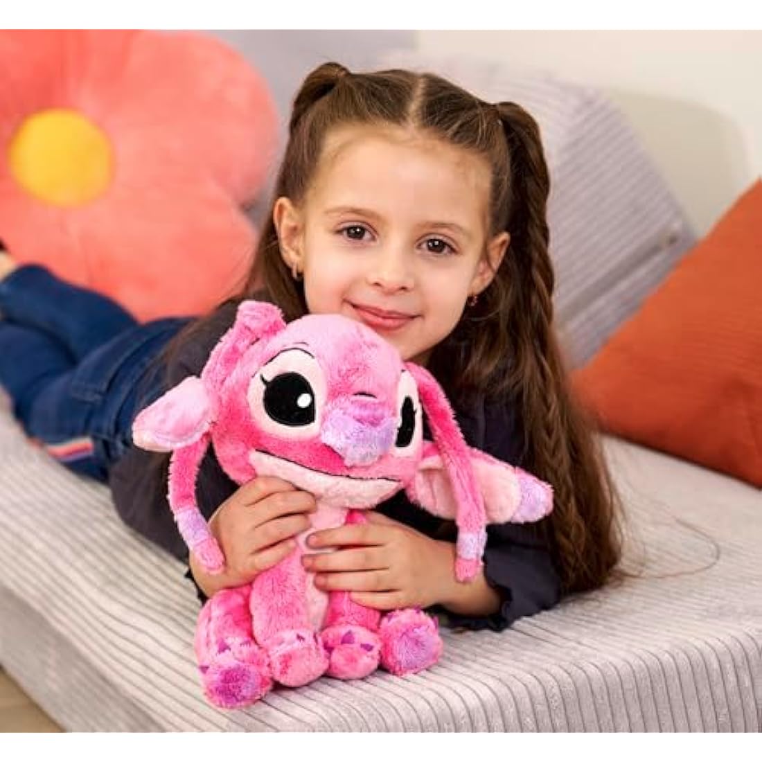 Disney Angel Plush Toy – Authentic Lilo & Stitch Character, 25 cm