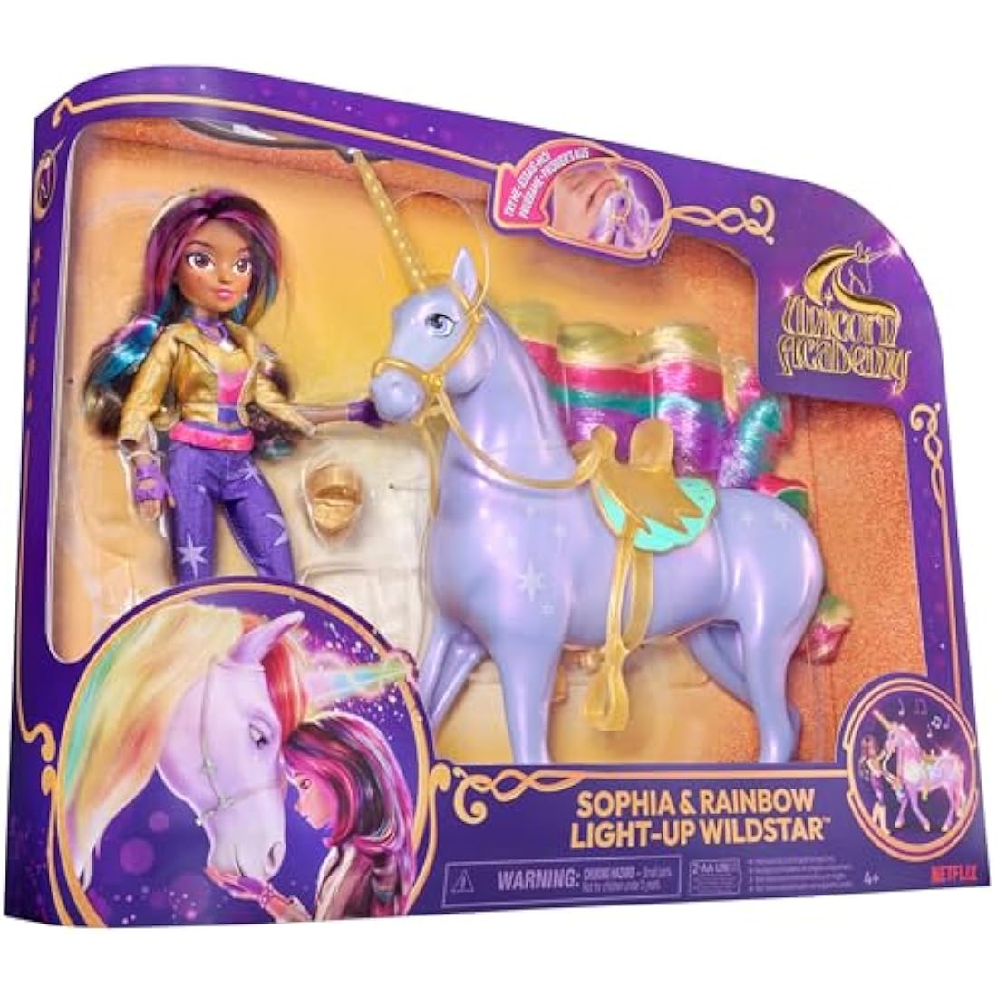 Unicorn Academy Sophia & Wildstar Interactive Light-up Toy Set