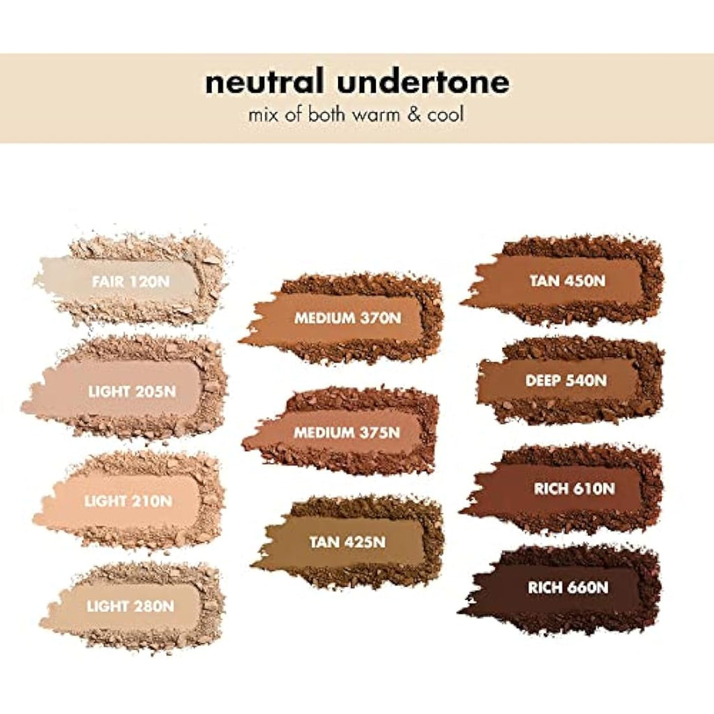 e.l.f. Camo Powder Foundation – Long-Lasting Full Coverage – Tan 425 N