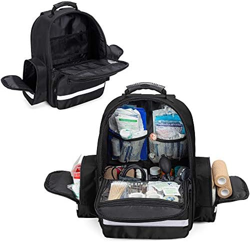 First Responder Trauma Backpack - EMT Medical Jump Bag
