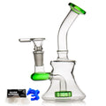 Glass Bong – 6" Borosilicate Water Pipe with Ice Catcher
