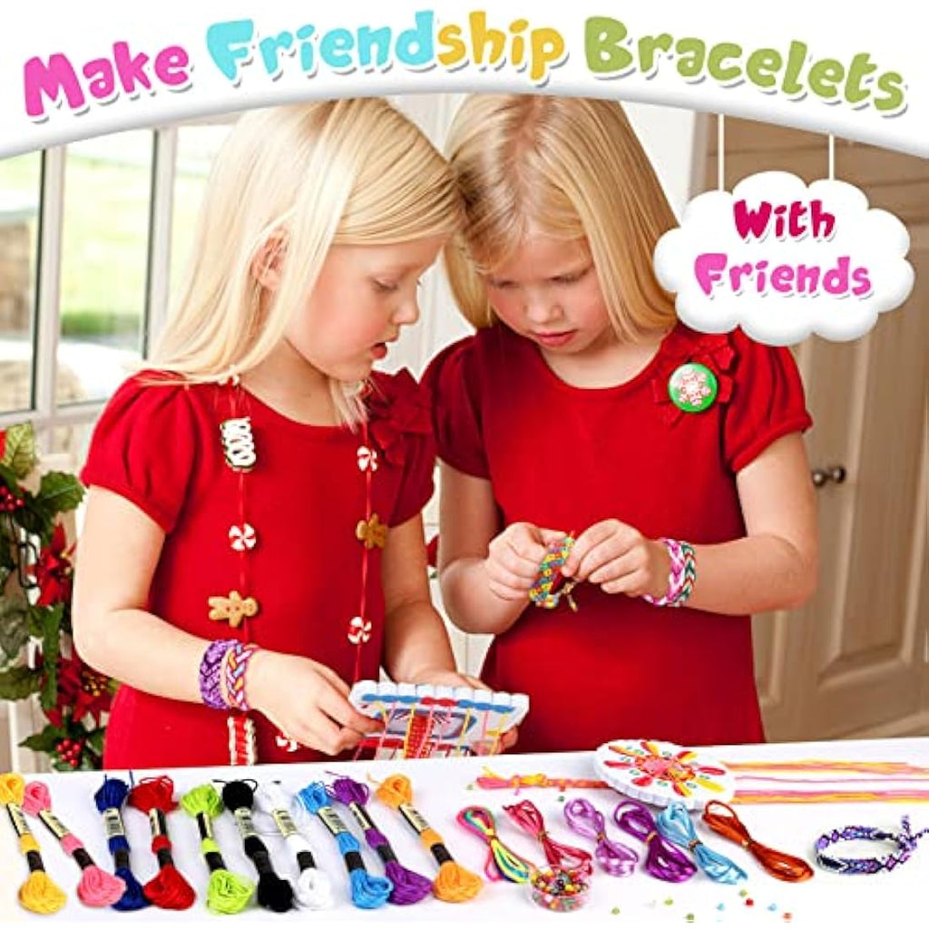 Friendship Bracelet Making Kit – DIY Jewelry Craft Toy for Girls