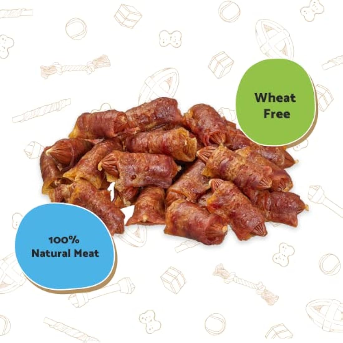 Good Boy Pigs in Blankets Natural Dog Treats – Wheat Free – 3 x 320g
