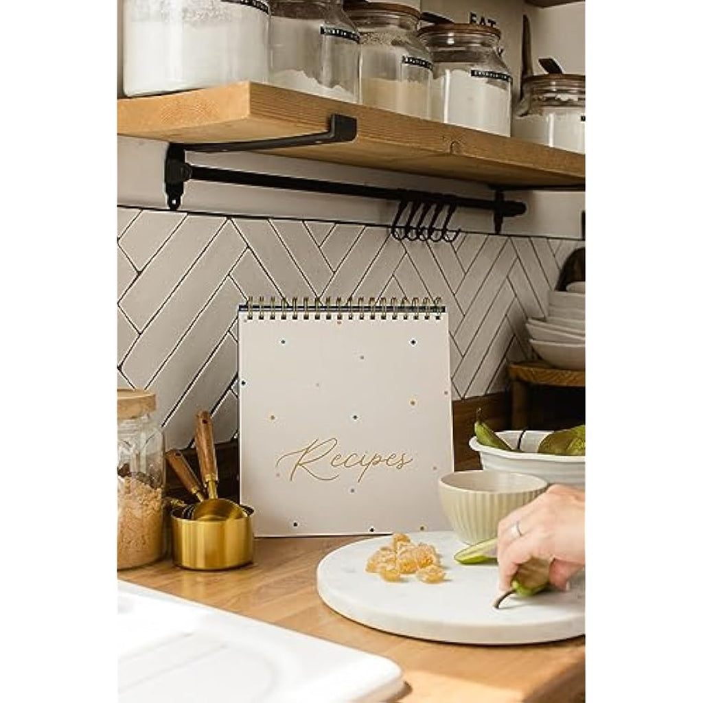 Busy B Recipe File – Spot Flip Top Kitchen Organiser with 16 Cards