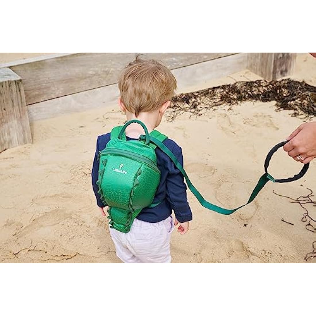 LittleLife Crocodile Toddler Backpack with Safety Rein Harness