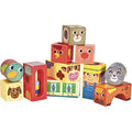 Vilac Farm Musical Blocks – Classic Wooden Educational Toy for Kids