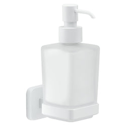 Gedy Tonga Wall Mounted Soap Dispenser – Matte White Stainless Steel