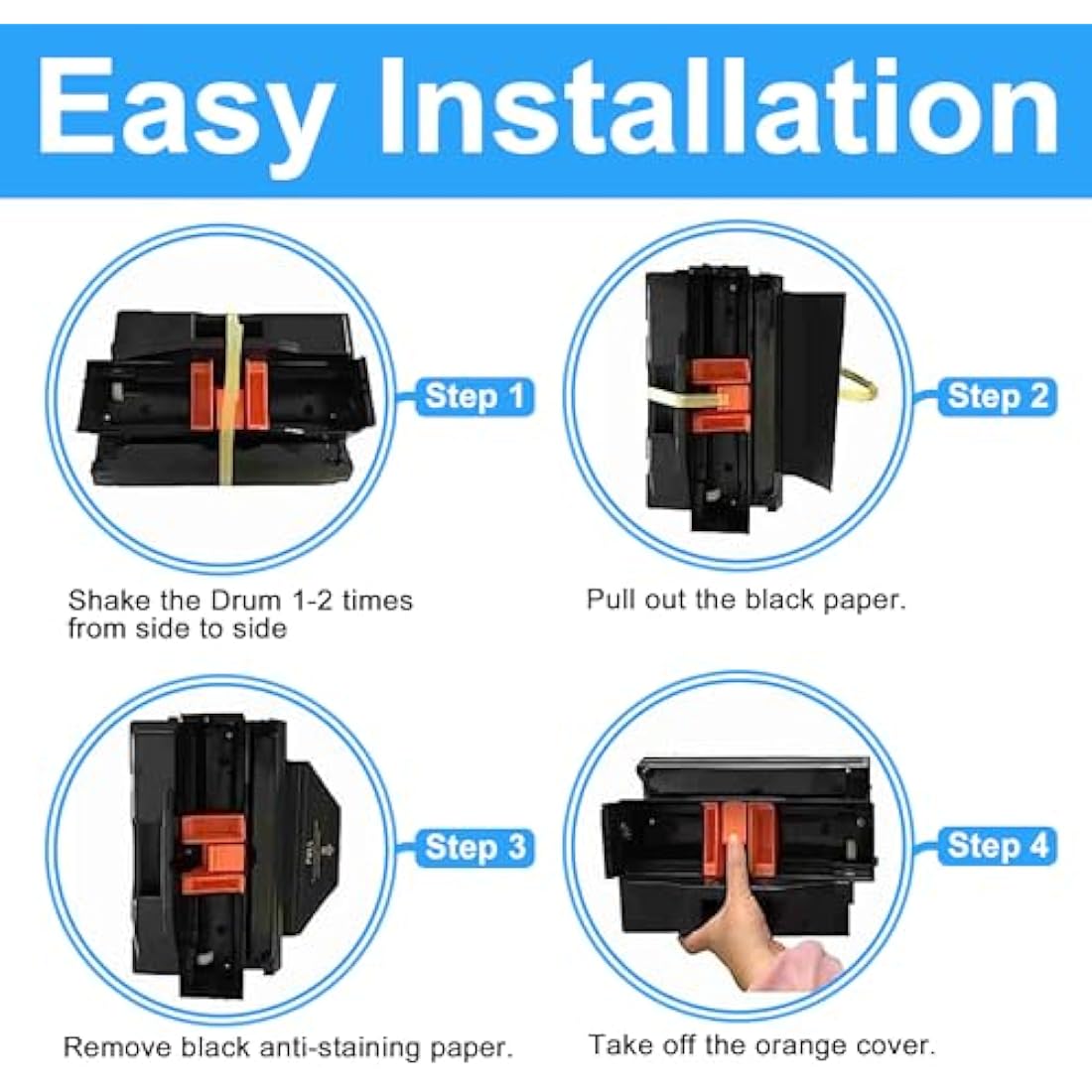 LCL Compatible B411 B431 Drum Unit for OKI B412dn MB491 MB472w | 1-Pack