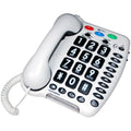 Geemarc Amplipower 50 – Amplified Corded Phone for Hearing Impaired | White