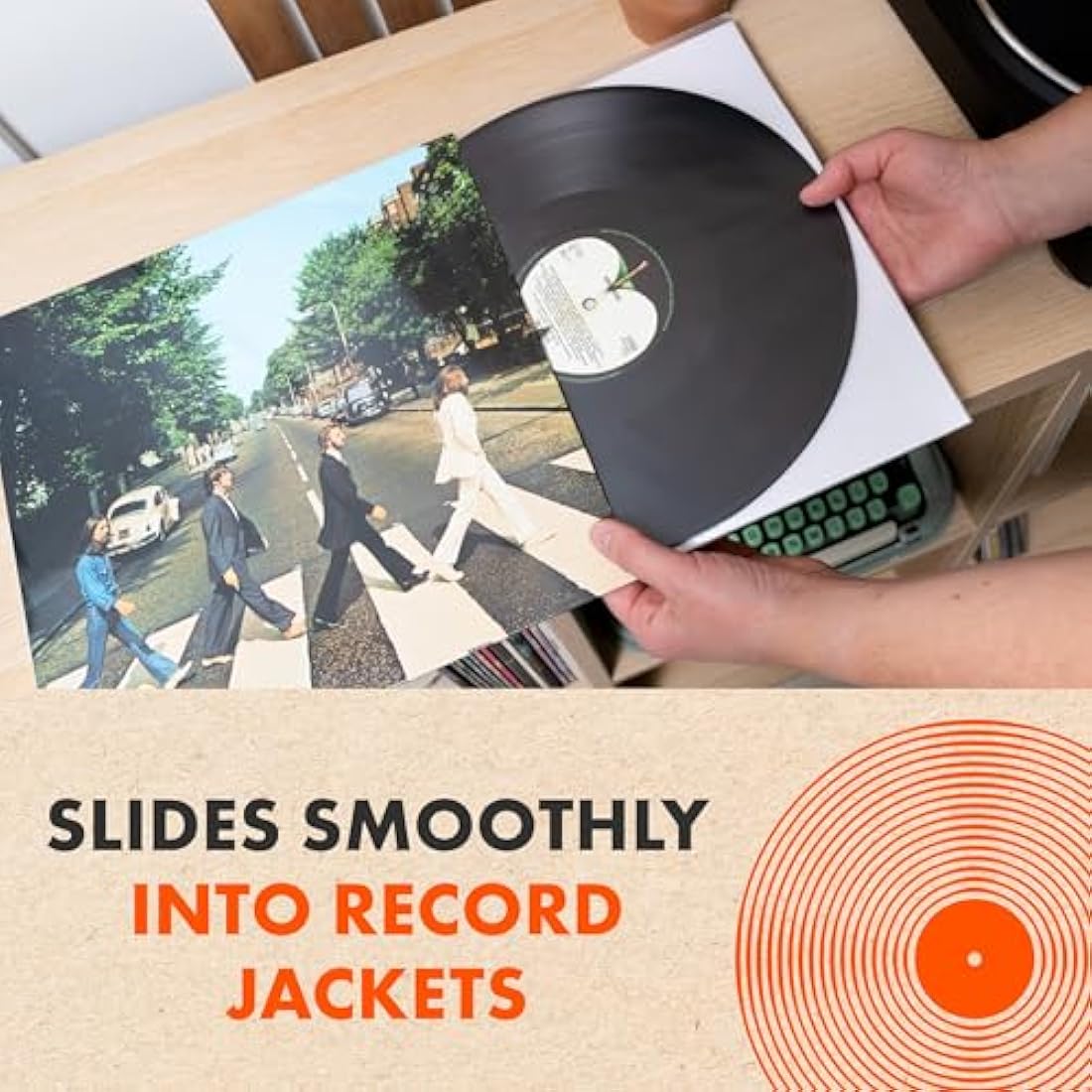12 Inch Anti-Static Vinyl Record Sleeves - 100 Pack